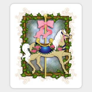 The Carousel Horse Magnet